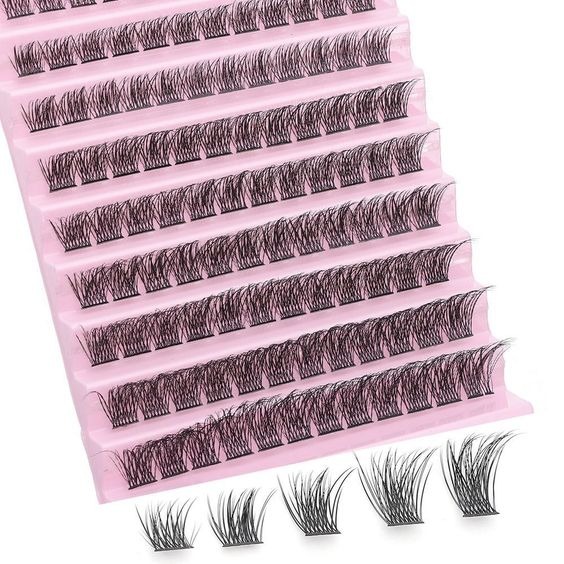 Cluster Lashes Kit Private Label Cluster Lash Bond And Seal Waterproof Self Adhesive Lash Cluster Kit 1