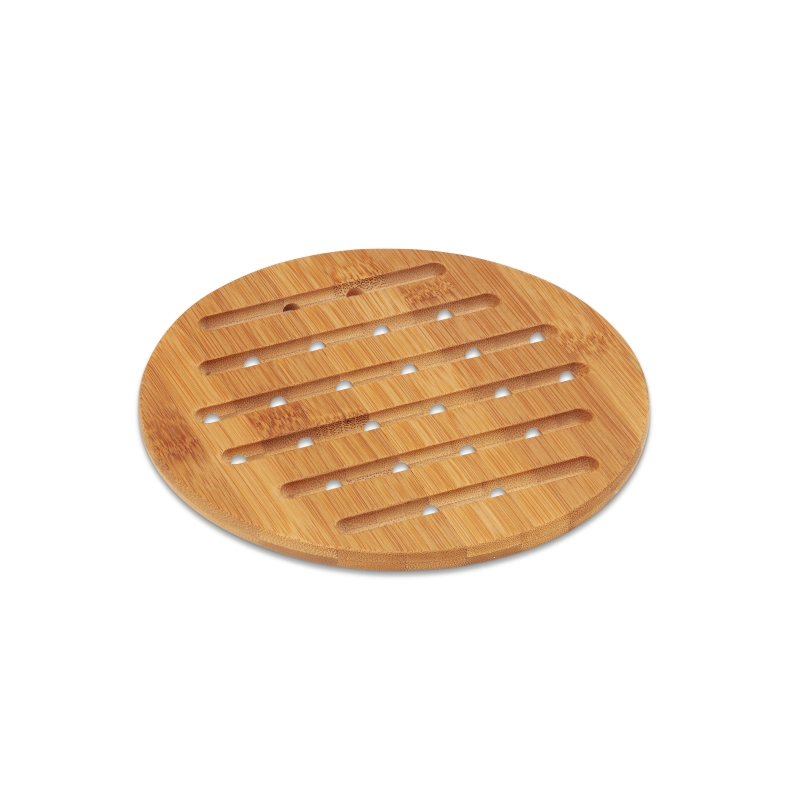 The pot coaster is made from natural,made from bamboo, eco-friendly materials, heat-resistant, durable, and beautiful. 2