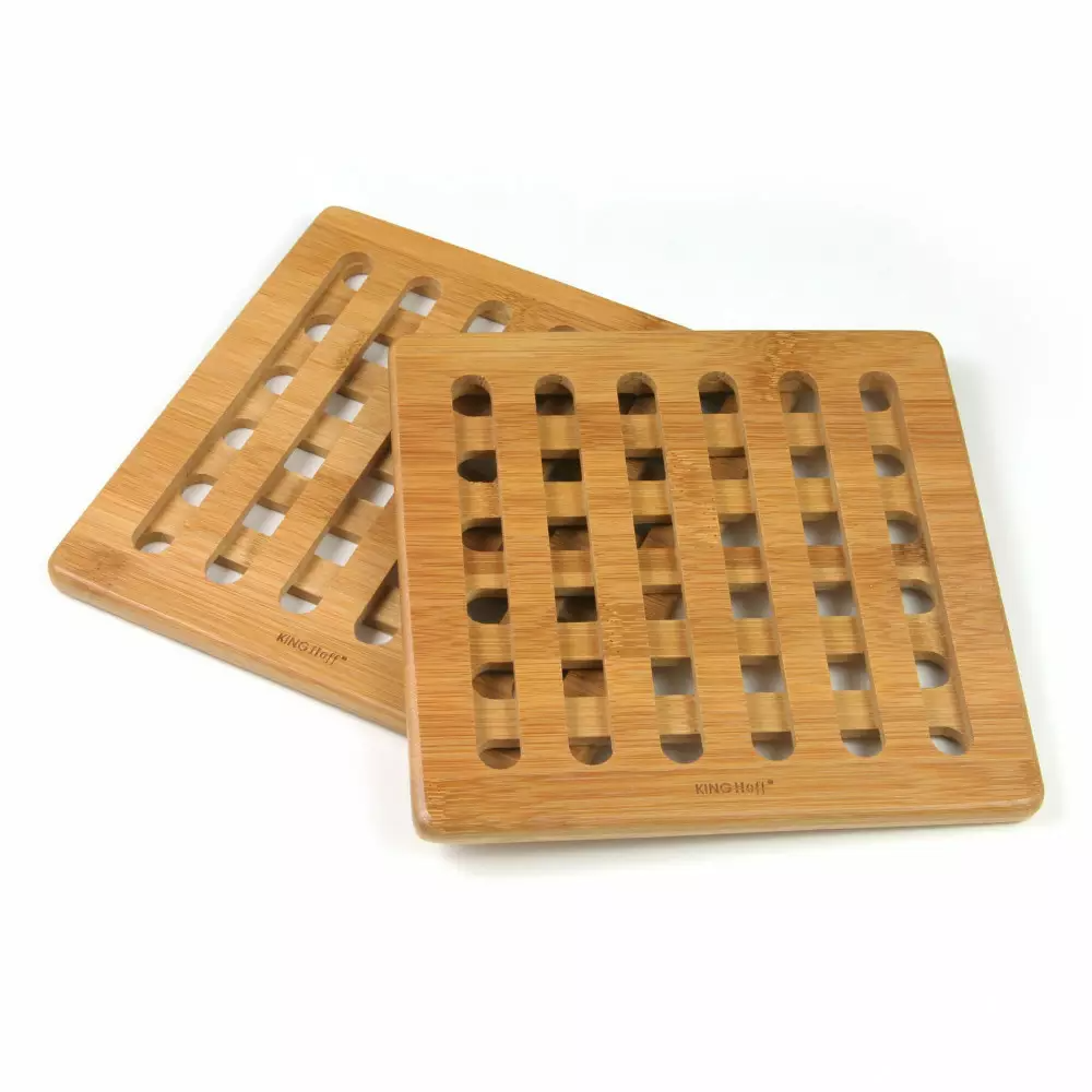 The pot coaster, trivet is made from natural, eco-friendly materials, heat-resistant, durable, and beautiful 1