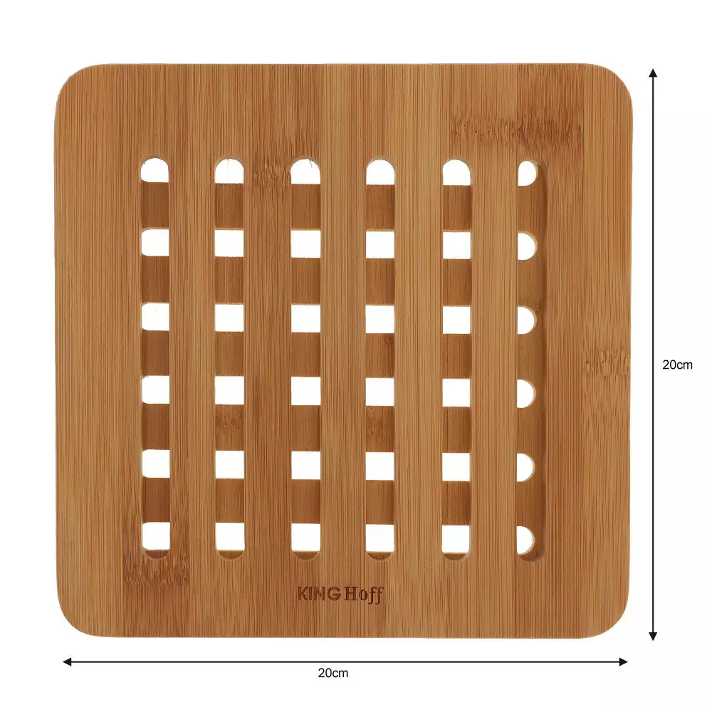 The pot coaster trivet is made from natural, eco-friendly materials, heat-resistant, durable, and beautiful 5