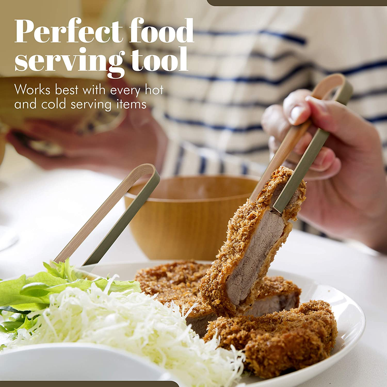 The whisk is bamboo made from natural materials, environmentally friendly, heat resistant, durable and beautiful 4