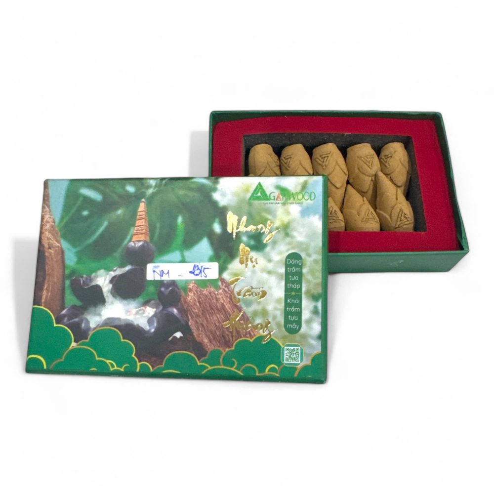 Top Quality Wholesale Agarwood Cones Organic OBM Packed In Carton Factory Price Customization Vietnam Manufacturer 3
