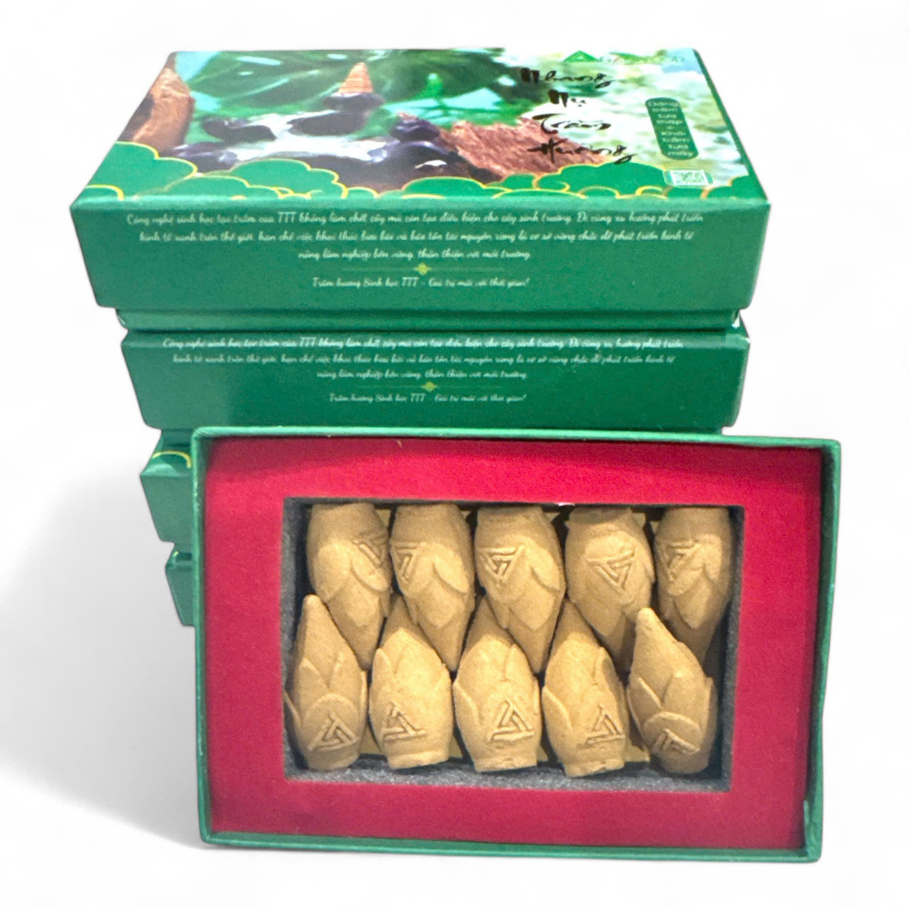 Top Quality Wholesale Agarwood Cones Organic OBM Packed In Carton Factory Price Customization Vietnam Manufacturer 2