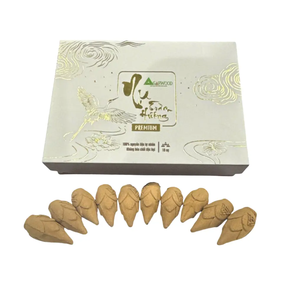Top Seller Wholesale Agarwood Cones Competitive Price Fast Delivery 100% Natural OBM Customized Packaging Vietnam Manufacturer 2