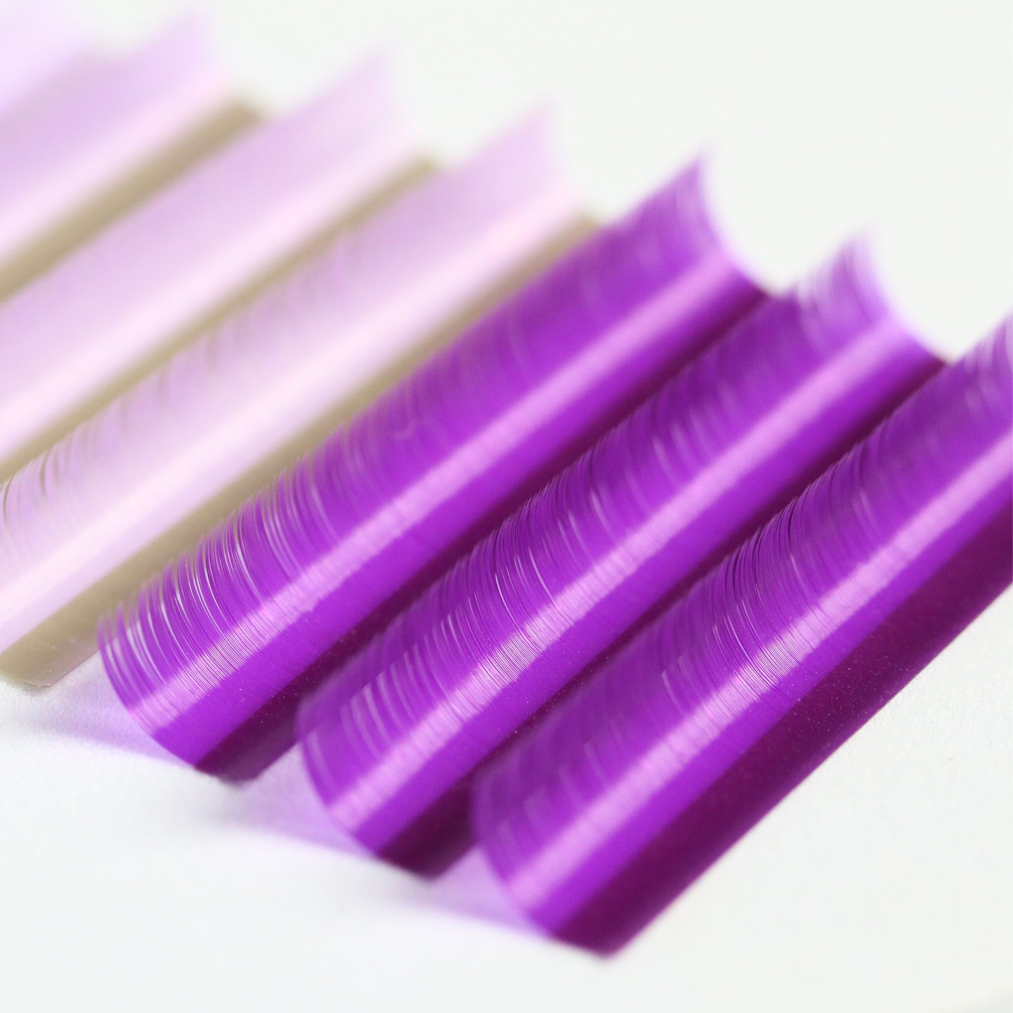 Top Selling Color Lash Extension Supplies Custom Your Own LOGO Individual Eyelash Soft Korean Silk Eyelash Extension Mix Length 5
