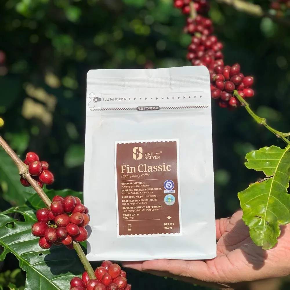 Top Selling Wholesale Coffee Grounds Bag Arabica roasted coffee beans medium roast Filter Coffee Chocolate From Vietnam 4