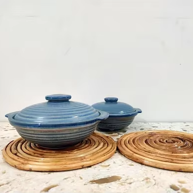 Trivet round is made from natural, eco-friendly materials, heat-resistant, durable, and beautiful. 2