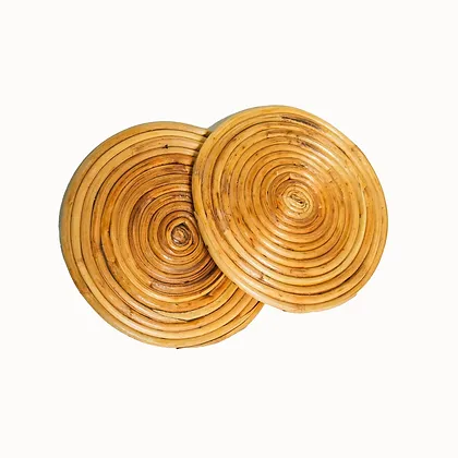 Trivet round is made from natural, eco-friendly materials, heat-resistant, durable, and beautiful. 1