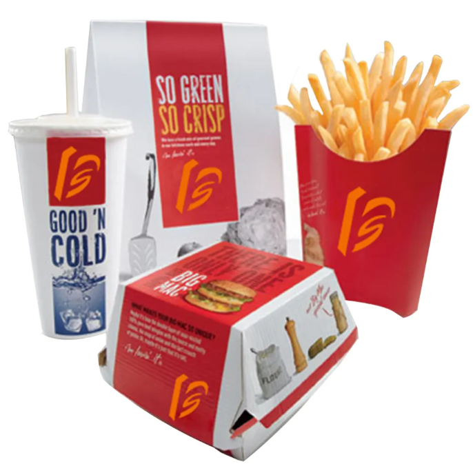 TRUNG PHAT Custom Take Away Shawarma Sandwich Burger Fried Chicken Packaging Kraft Paper Lunch Box for Food OEM ODM 7