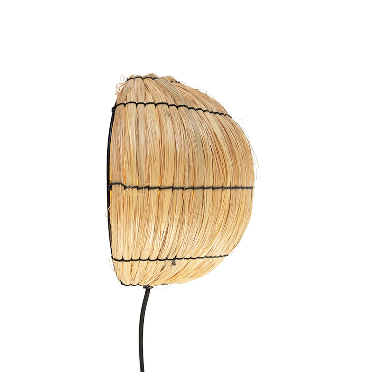 Wall Light Seagrass, Lamps made from handmade materials, home decoration accessories, wholesale. 2