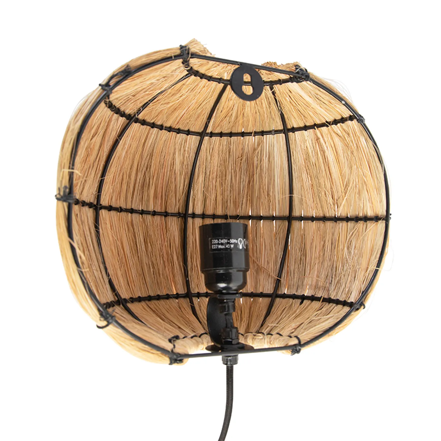 Wall Light Seagrass, Lamps made from handmade materials, home decoration accessories, wholesale. 3