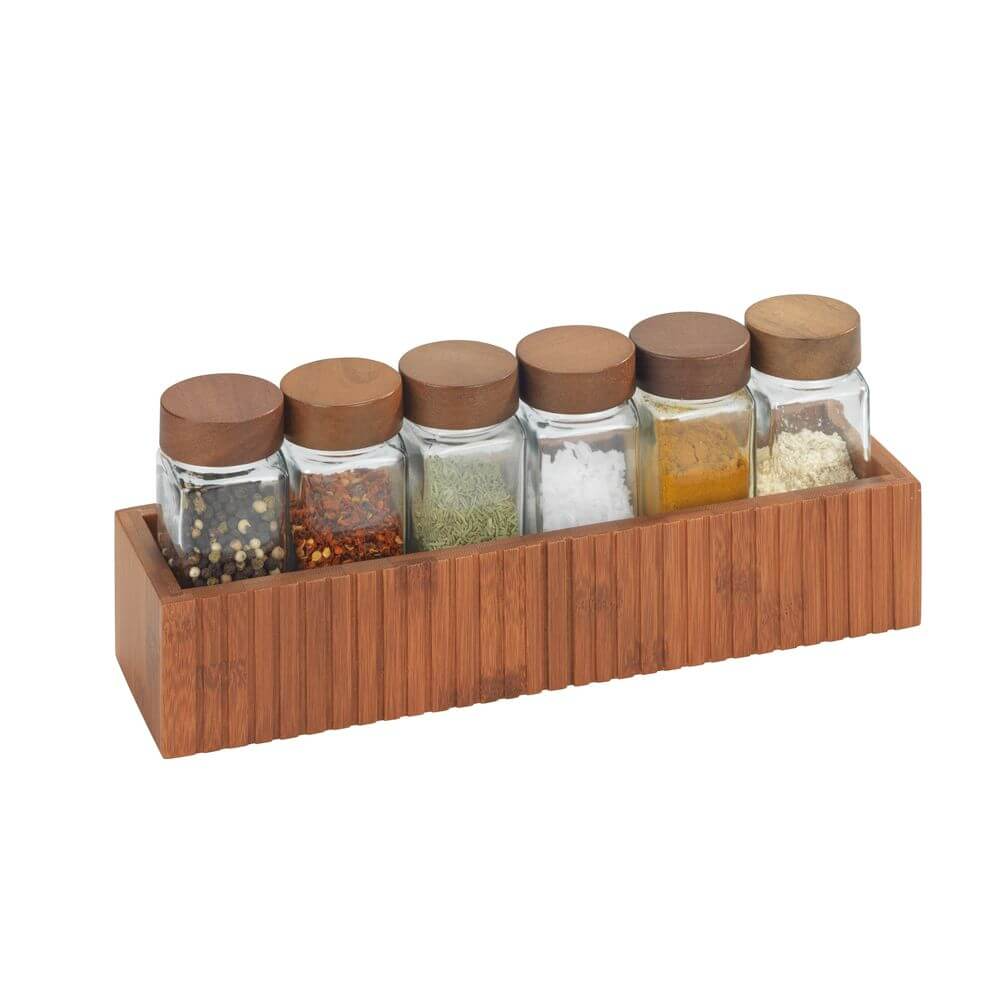 Wall Mounted Spice Rack, Household items made from bamboo laminated, safe for health and aesthetically pleasing, wholesale. 4