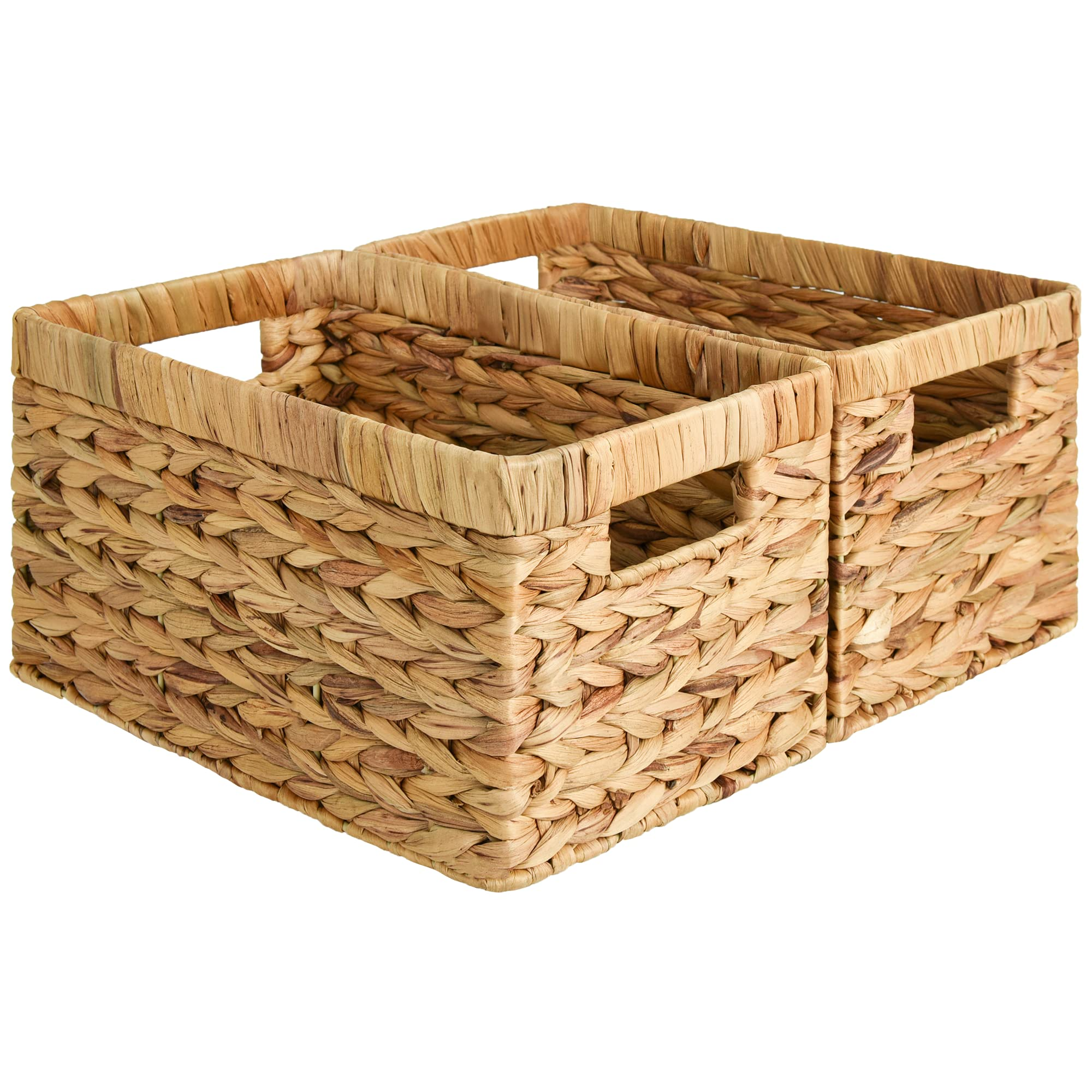 Water hyacinth basket set, Storage basket, home organization accessory highly aesthetic, wholesale available. 1