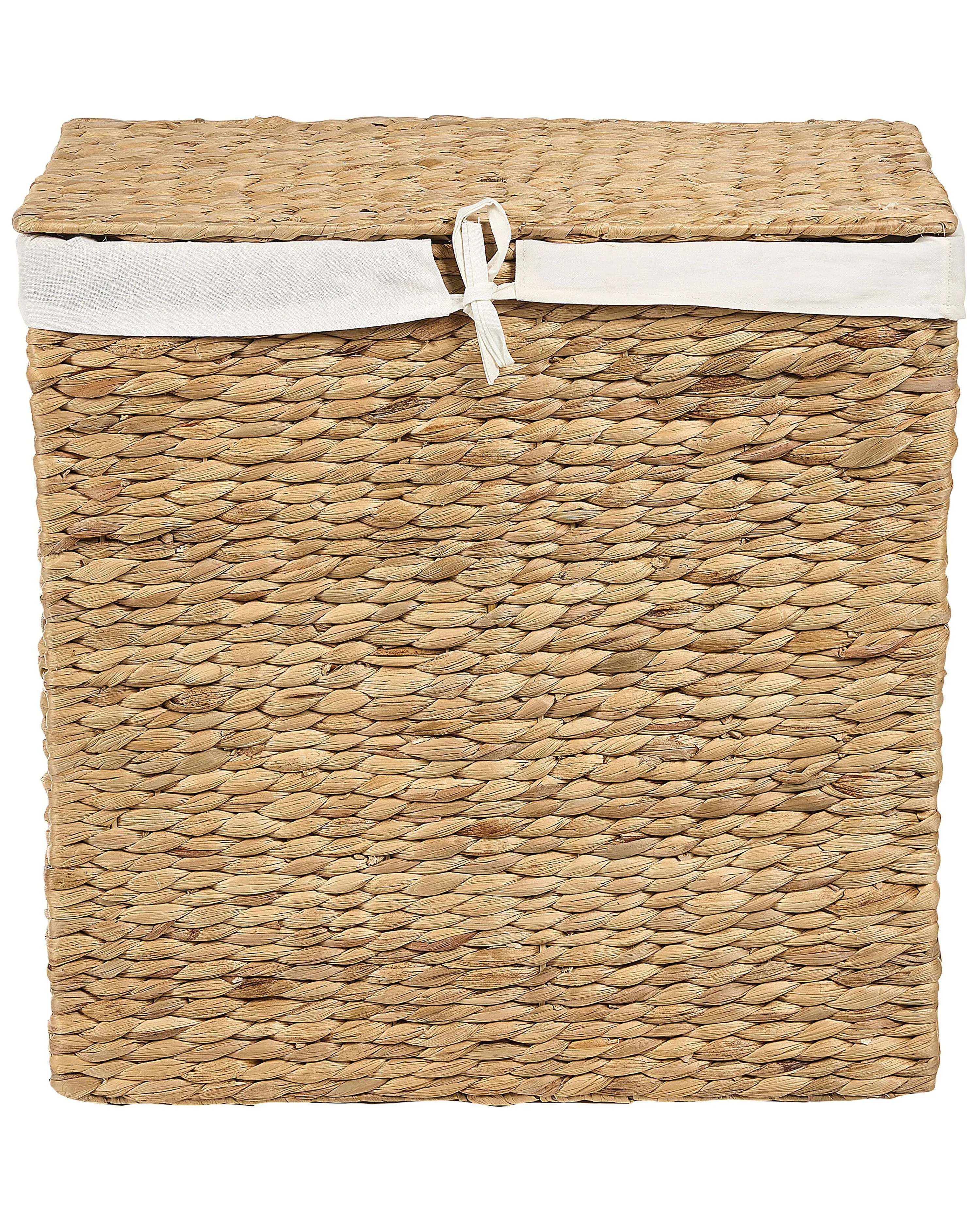 Water hyacinth basket with compartments, home organization accessory highly aesthetic, wholesale available. 1