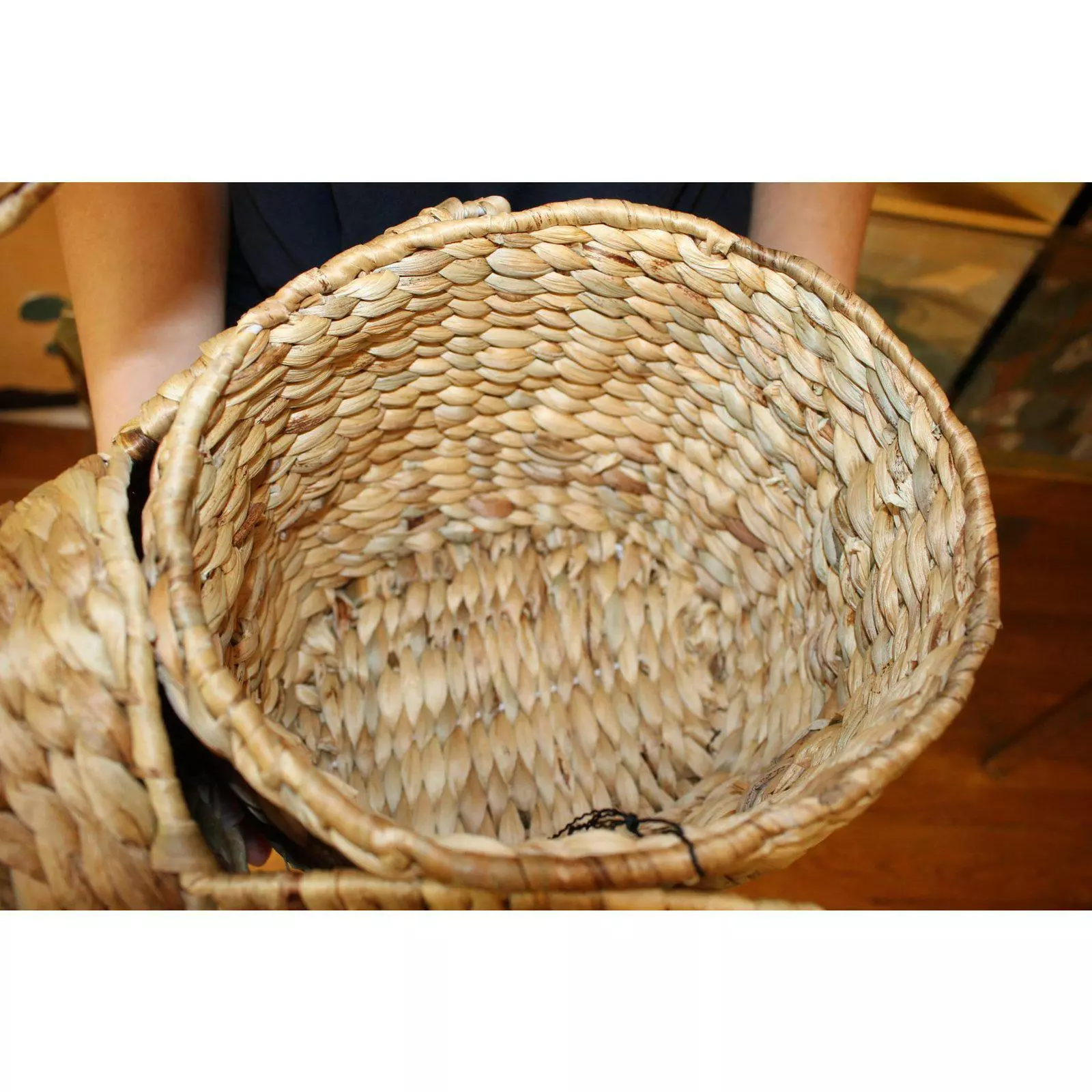 Water Hyacinth Elephant Basket Home accessories Natural materials that are safe for health and aesthetically pleasing, wholesale 2