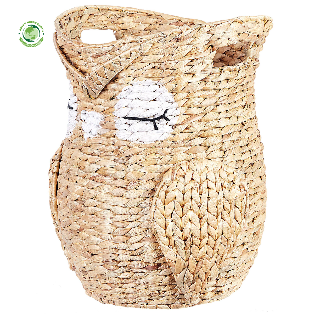 Water Hyacinth Owl Basket Light Natural materials that are safe for health and aesthetically pleasing, wholesale. 2