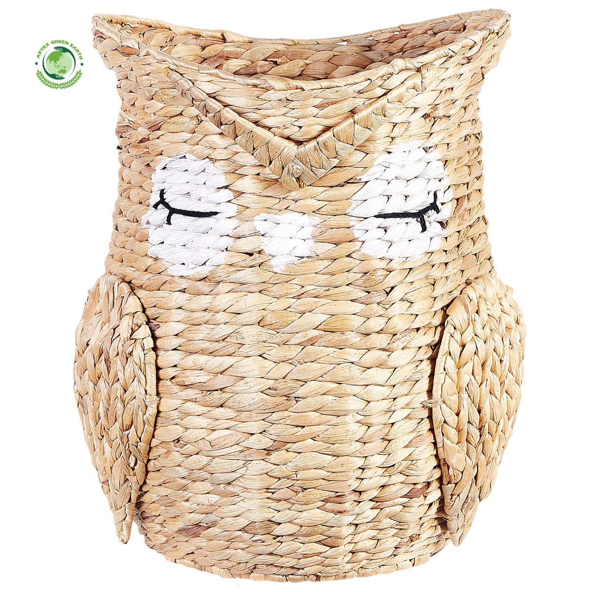 Water Hyacinth Owl Basket Light Natural materials that are safe for health and aesthetically pleasing, wholesale. 1