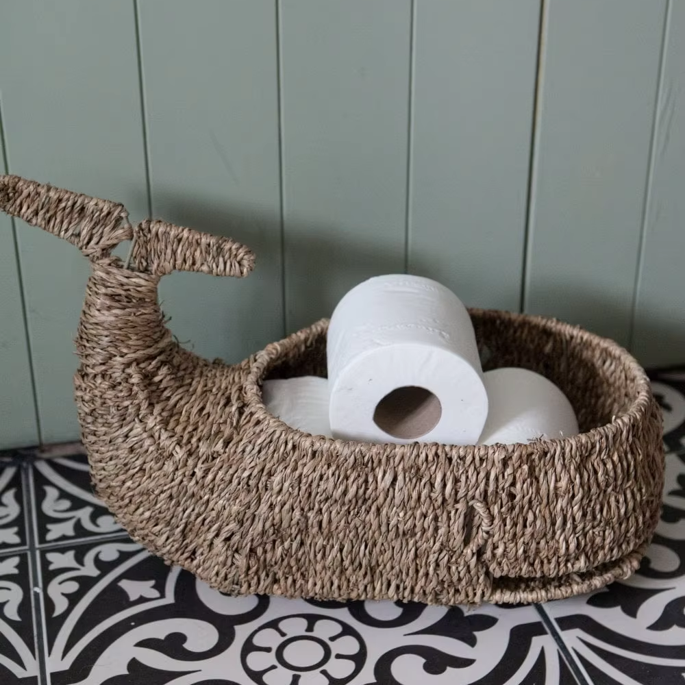 Whale seagrass basket, Home accessories, Natural materials that are safe for health and aesthetically pleasing, wholesale. 3