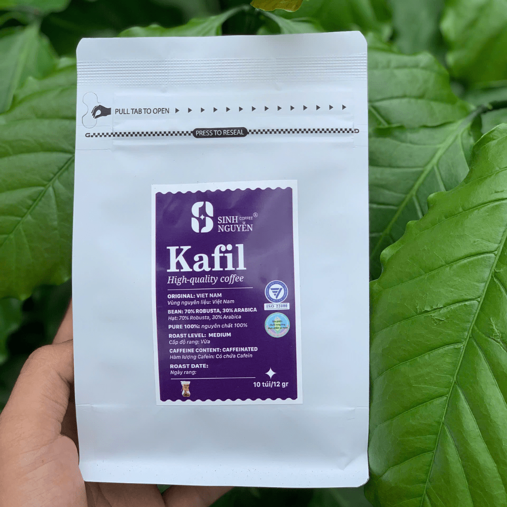 Whole Bean Premium Quality Robusta Coffee Kafil Caffeinated Filter Coffee with Fruity Taste Vietnam Manufacturer Factory Price 5