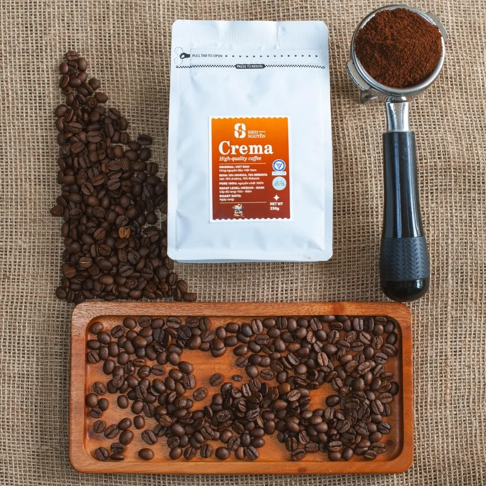 Wholesale Arabica Medium Roasted Coffee High Quality Coffee Chocolate Taste Made In Vietnam Manufacturer Factory Good Price  2