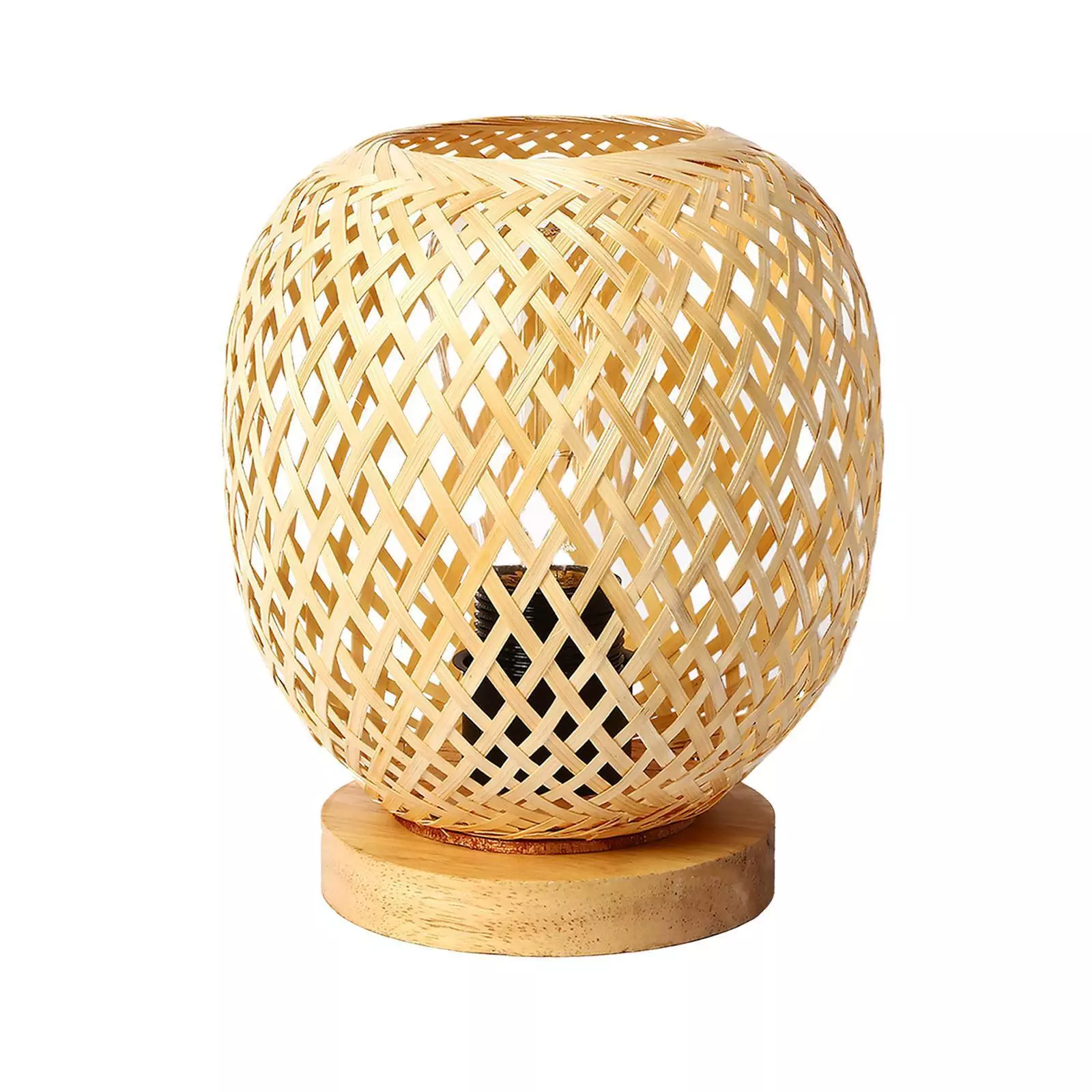 Wicker Table Lamps Rustic Night Light, Lamps made from handmade materials, home decoration accessories, wholesale. 1