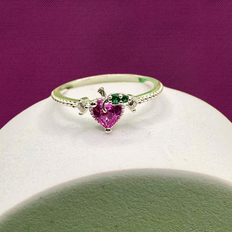 Women'S Silver Ring Trendy Polished Silver Perfection Luxury Jewelry Woman Ruby Custom Design Made In Vietnam Manufacturer 2
