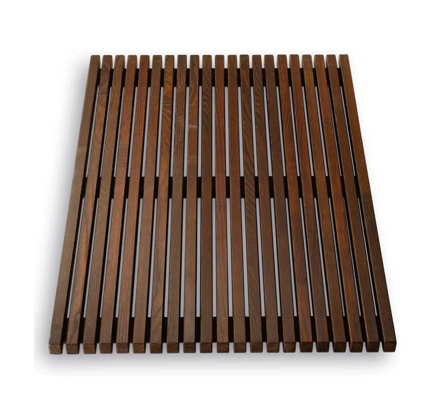 WOOD BATH MAT, customizable size on request durable aesthetically pleasing and environmentally friendly. 1