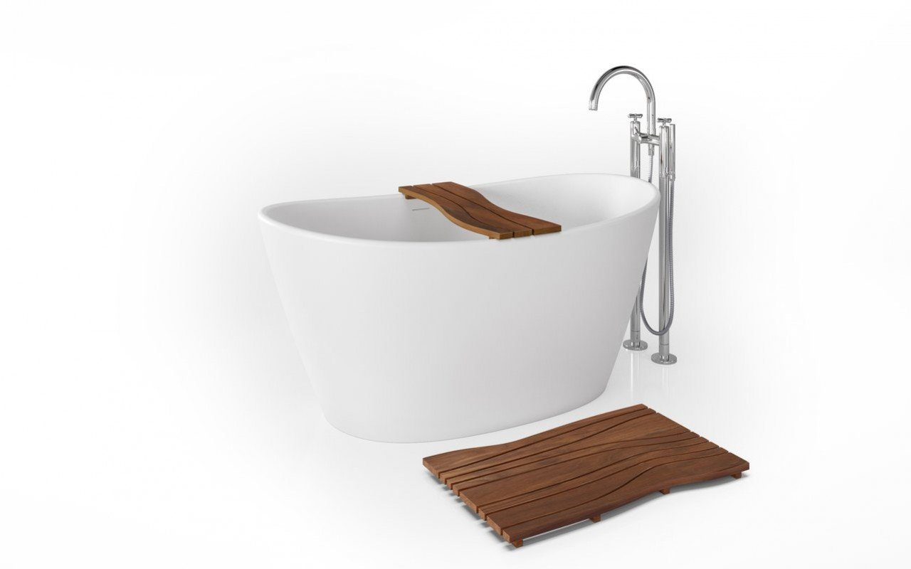 Wood Bath Shower Floor Mat, customizable size on request durable aesthetically pleasing and environmentally friendly. 4