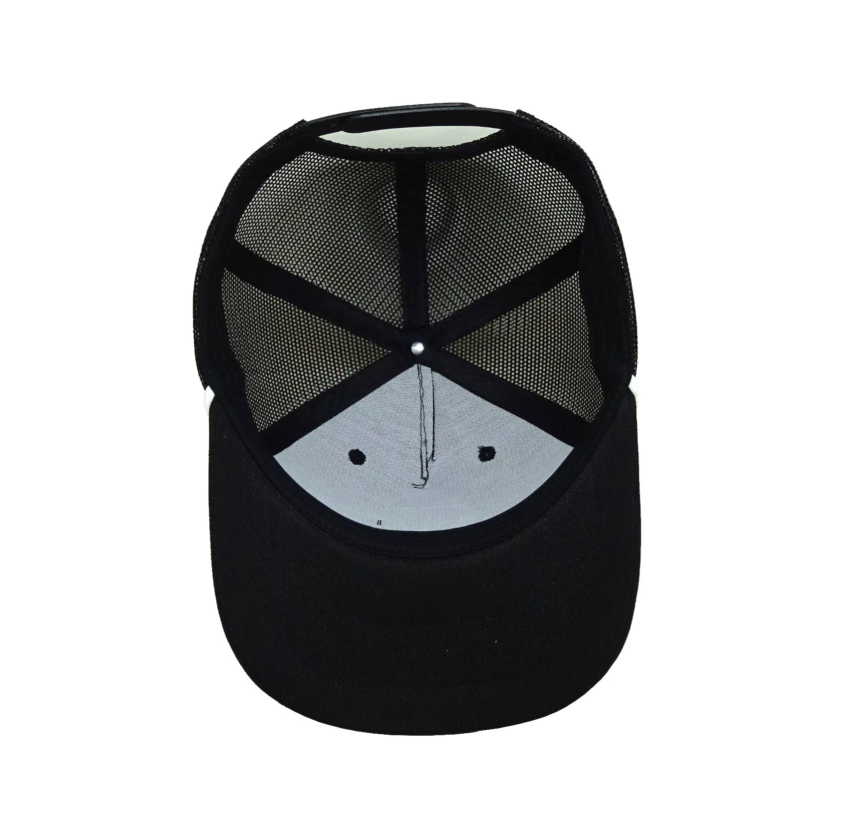 Rubber Logo Hiphop High Quality Promotional Trucker Hat with Rope Cotton Fabric Adjustable Sports Cap from Vietnam Supplier 6