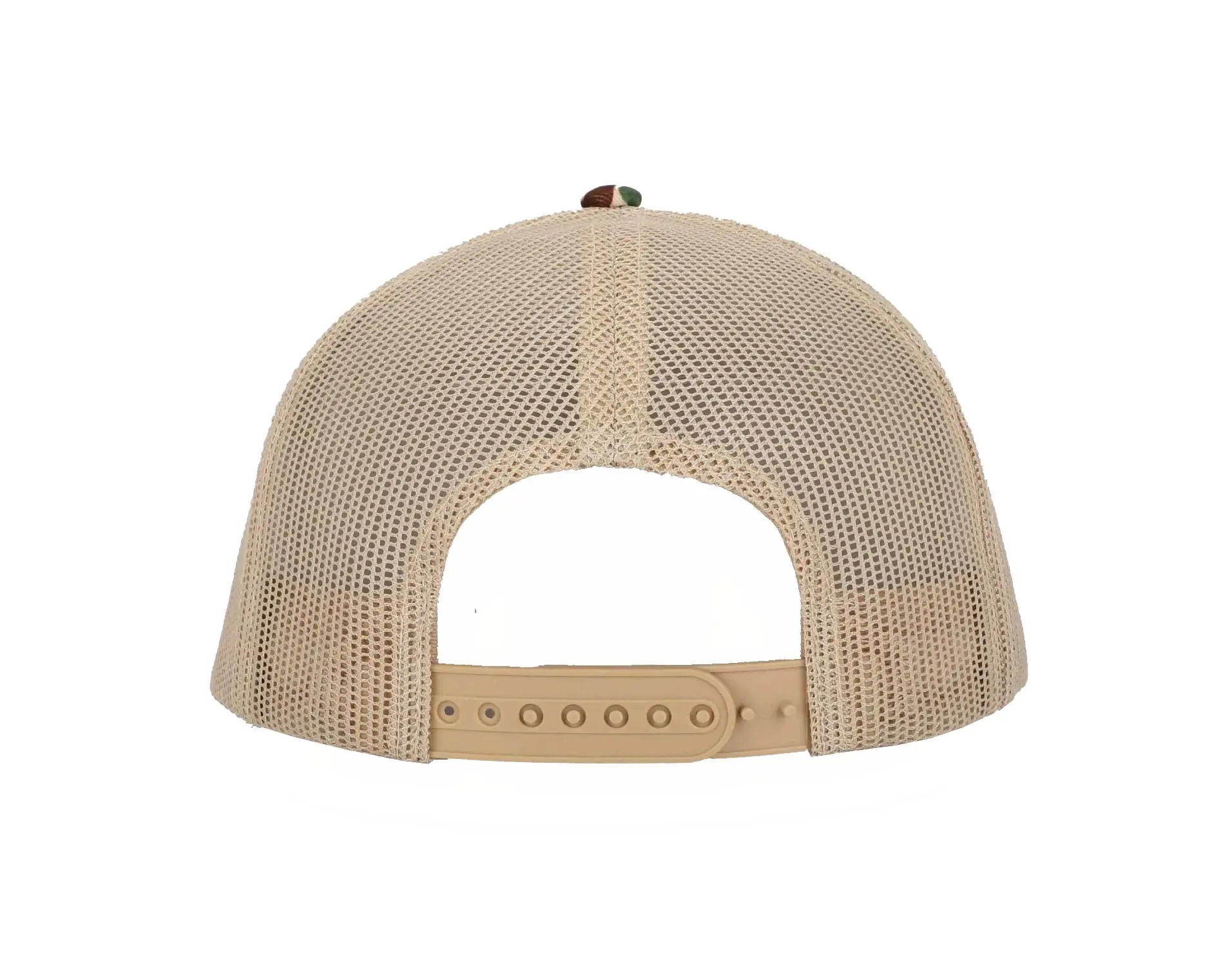 Sand-Camo Sports Cap Custom Logo Wholesale Products Trucker Hat 6-Panel Curved Brim High Quality Promotional Hat Trucker Hat 6