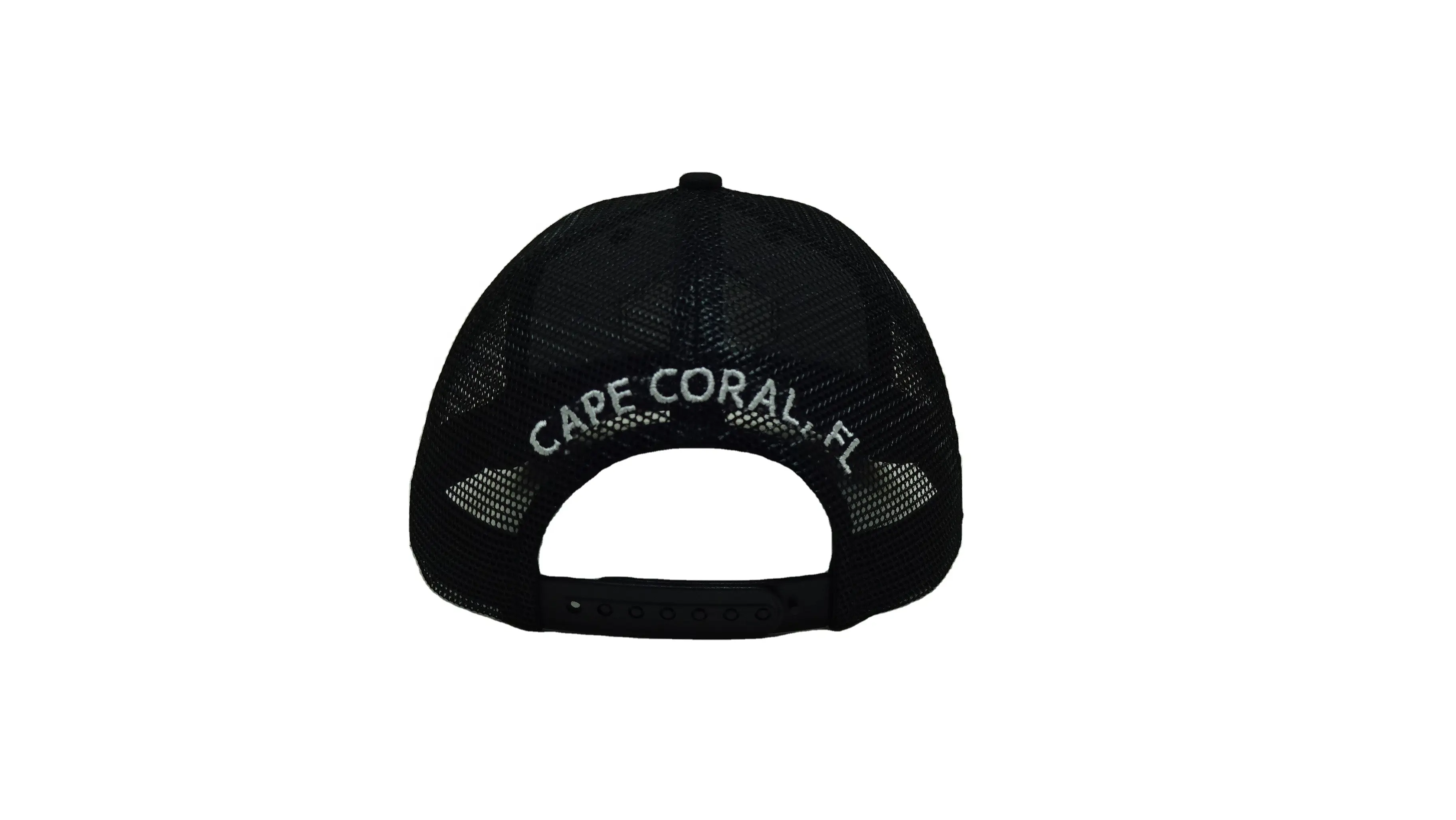Slight Curvel Brim Trucker Hats Black Gorras Snapback Hats Embroidery Patch Logo Made in a Vietnam Factory Trucker Hat 2