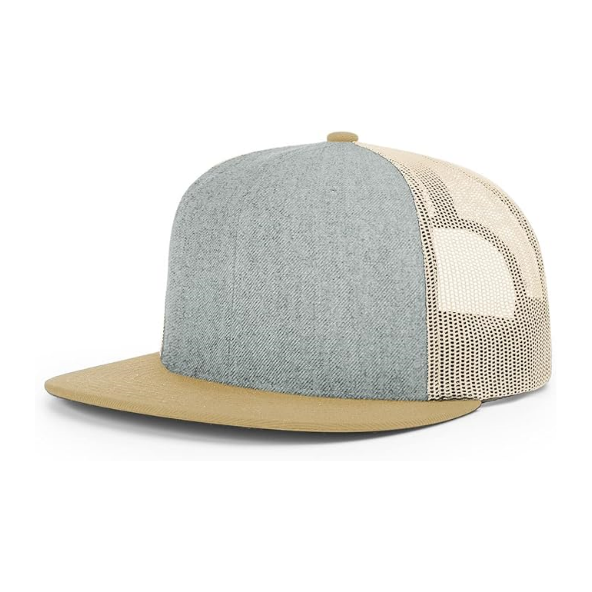Snapback Baseball Caps Denim Custom Embroidery logo Caps Brim Hip Hop Snapback Trucker Cap Hats with Mesh 1