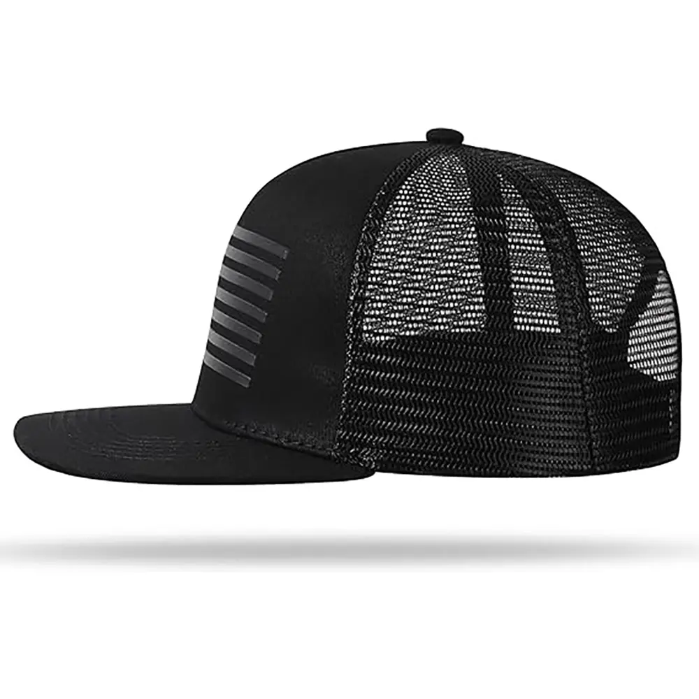 Snapback Cap 3d Embroidery Custom Hats Adult Vintage Flat Brim Trucker Snapback Caps 4