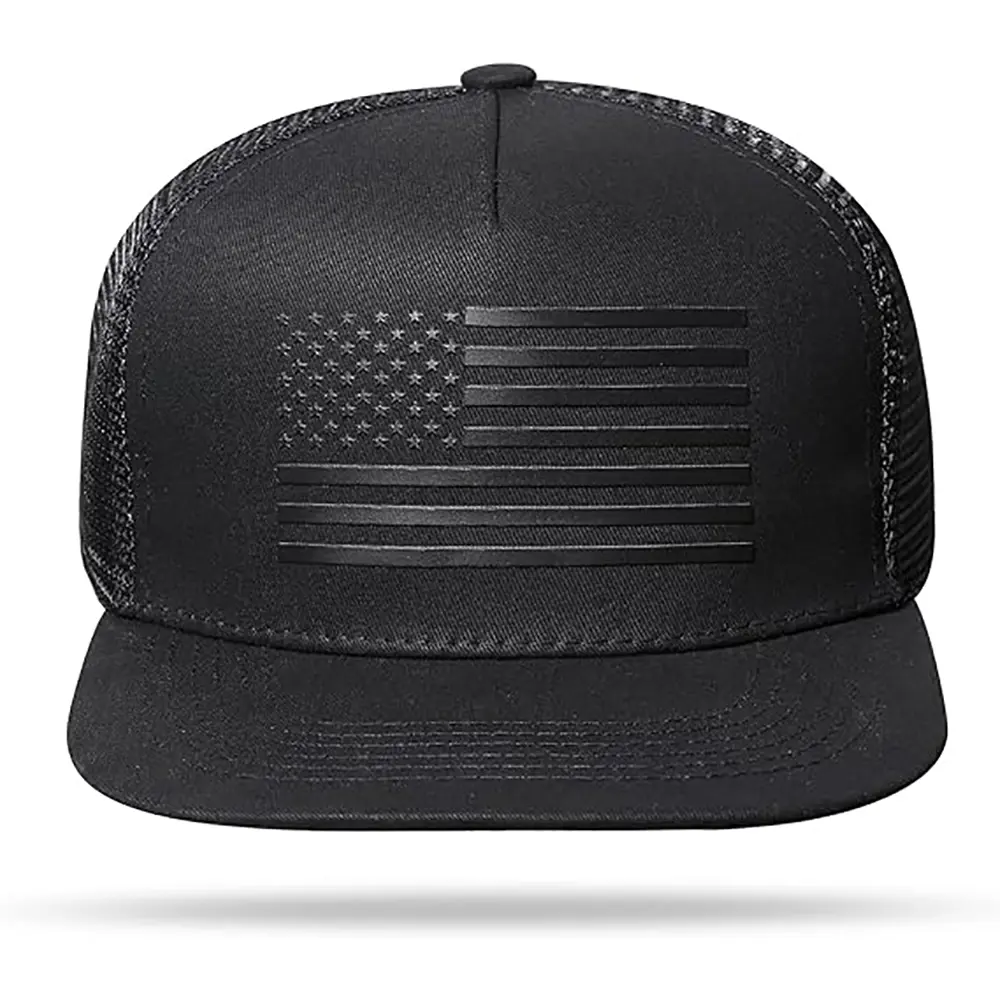 Snapback Cap 3d Embroidery Custom Hats Adult Vintage Flat Brim Trucker Snapback Caps 3