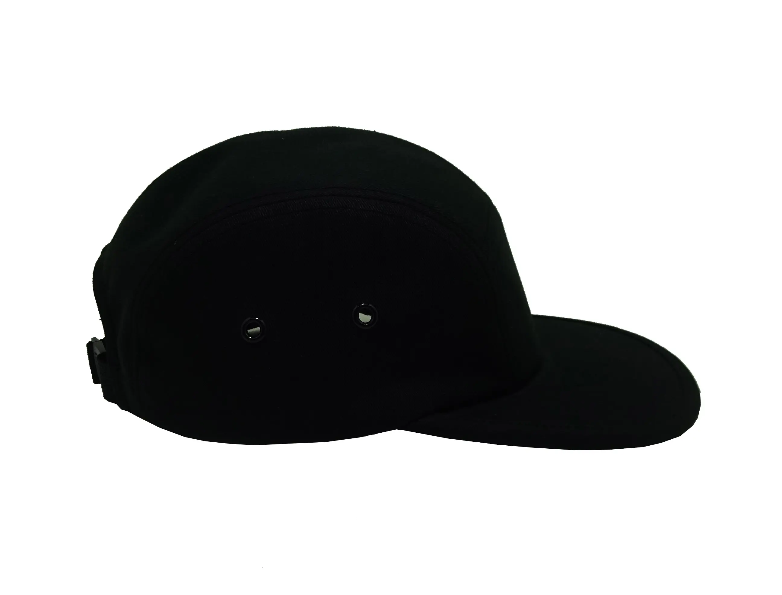 Snapback Cap for Men 5 Panels Black Color High Quality Low Profile Flat Brim Snapback Cap in Vietnam Factory 3