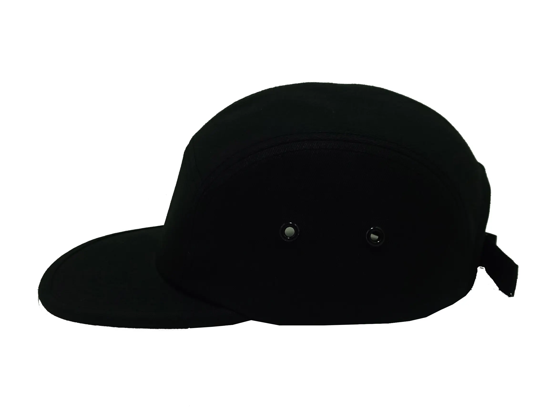 Snapback Cap for Men 5 Panels Black Color High Quality Low Profile Flat Brim Snapback Cap in Vietnam Factory 2
