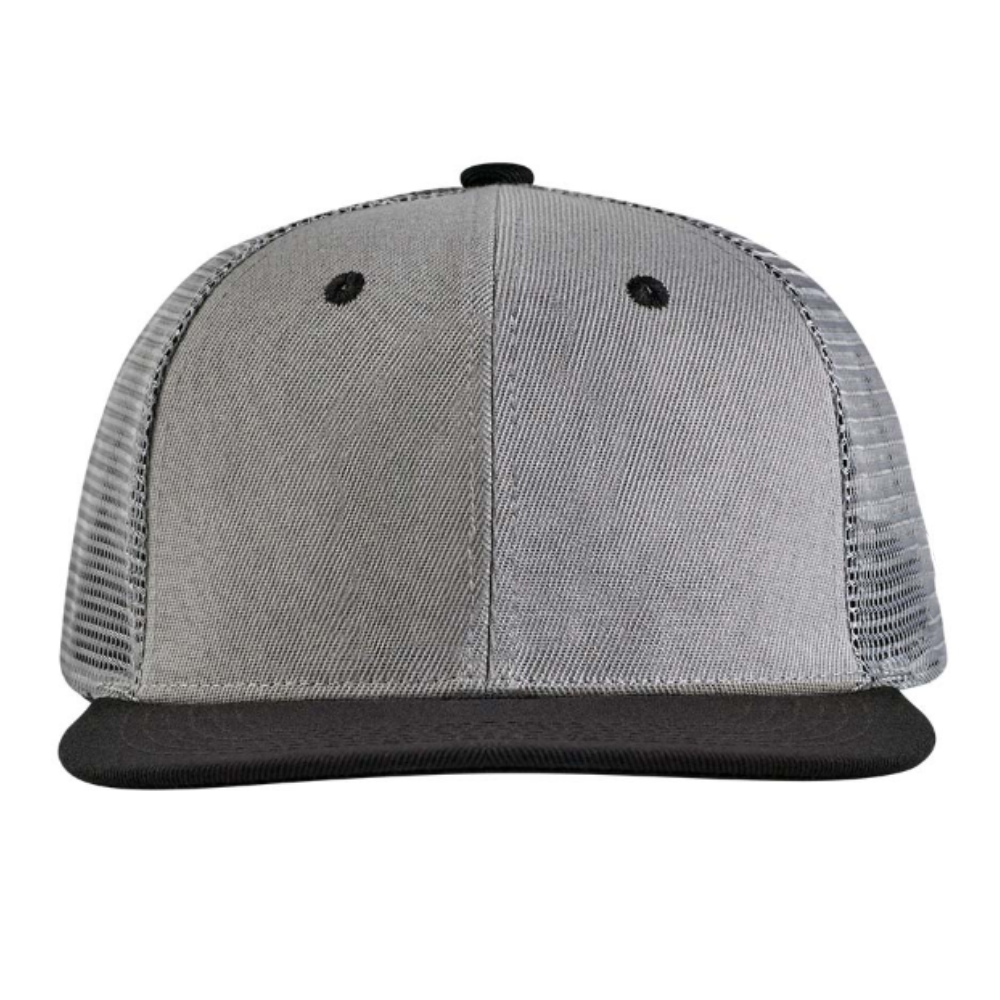 Snapback Trucker Hats 6 Panel Embroidered Patches Gorras Flat Brim Structured Caps Breathable Mesh Adjustable Single Row Buckle 3