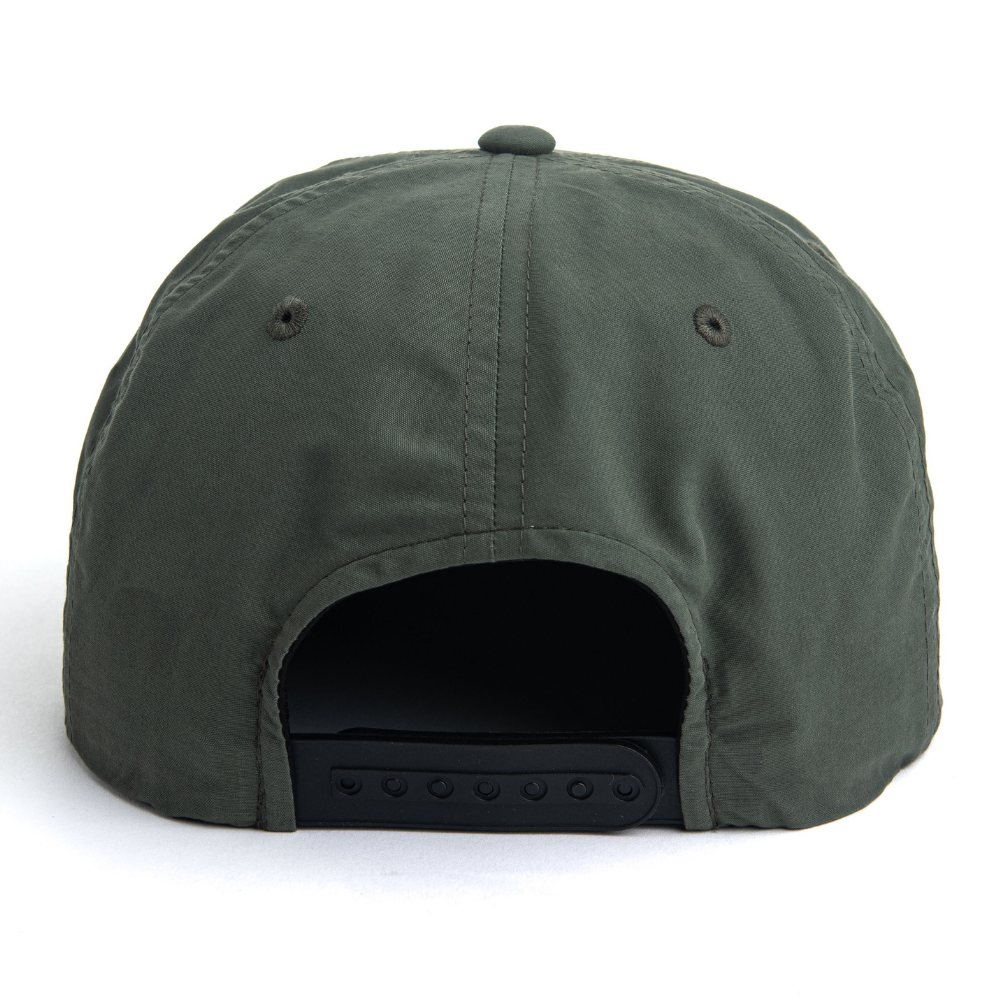 Snapback With Rope Hats 5 Panel Embroidery Logo Animal Pattern Dark Green/White Flat Brim Plastic Single Row Buckle High Quality 7