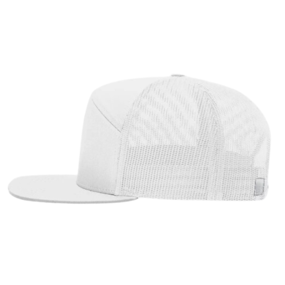Special Design Cupid Embroidery 7 Panel Trucker Hat Red and White for Valentine Breathable Mesh Adjustable Single Row Buckle OEM 6
