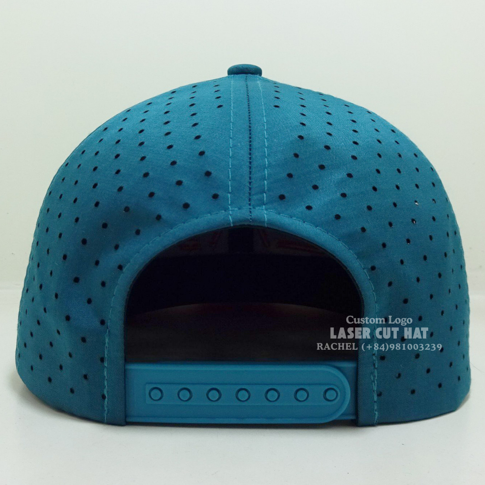 Special Under Brim Custom Snapback Embroidered Logo 6 Panel Structured Caps Laser Cut Hole Perforated Adjustable Snapback Unisex 7