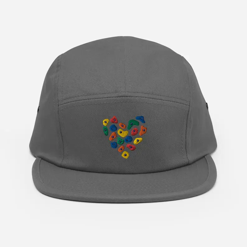 Sporty Streetwear 5 Panel Camper Cap Vietnam Made Custom Embroidered Breathable Hat For Climbing Casual Unisex Use Promotion L01