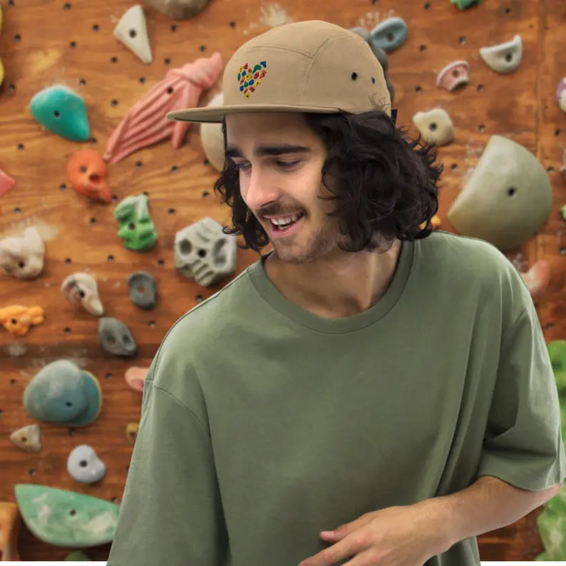 Sporty Streetwear 5 Panel Camper Cap Vietnam Made Custom Embroidered Breathable Hat For Climbing Casual Unisex Use Promotion L01 3