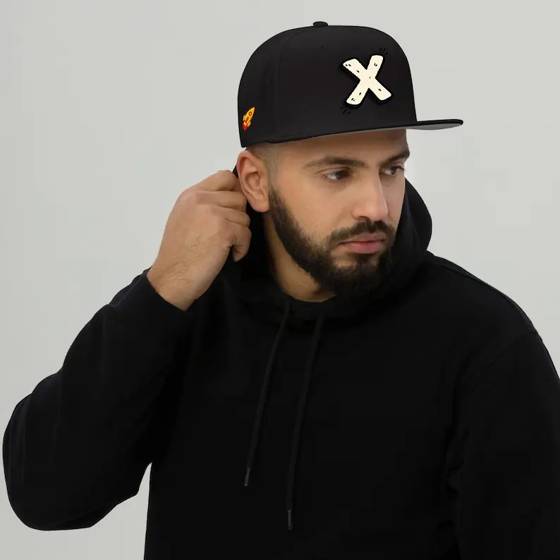 Streetstyle Snapback Caps Custom Printing Logo Black Hiphop Hat Vietnam Made Adjustable Fit Gorras For Men Women Casual Style L1 6