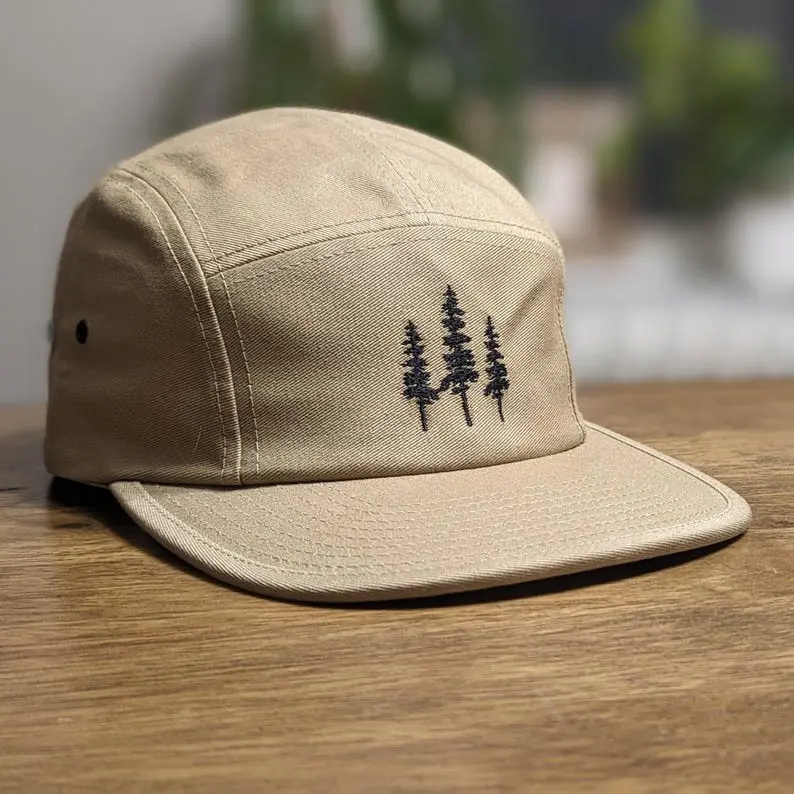 Streetwear Style Breathable 5 Panel Camper Cap Vietnam Made High Quality Custom Logo Hat For Unisex Camping Hiking Promotion L01 4