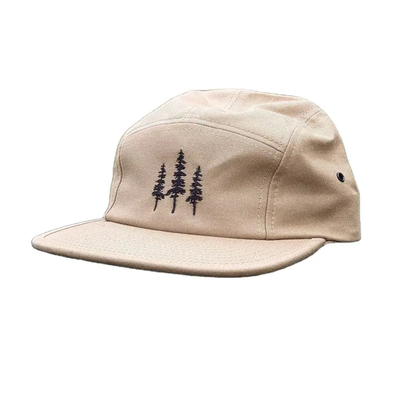 Streetwear Style Breathable 5 Panel Camper Cap Vietnam Made High Quality Custom Logo Hat For Unisex Camping Hiking Promotion L01 1
