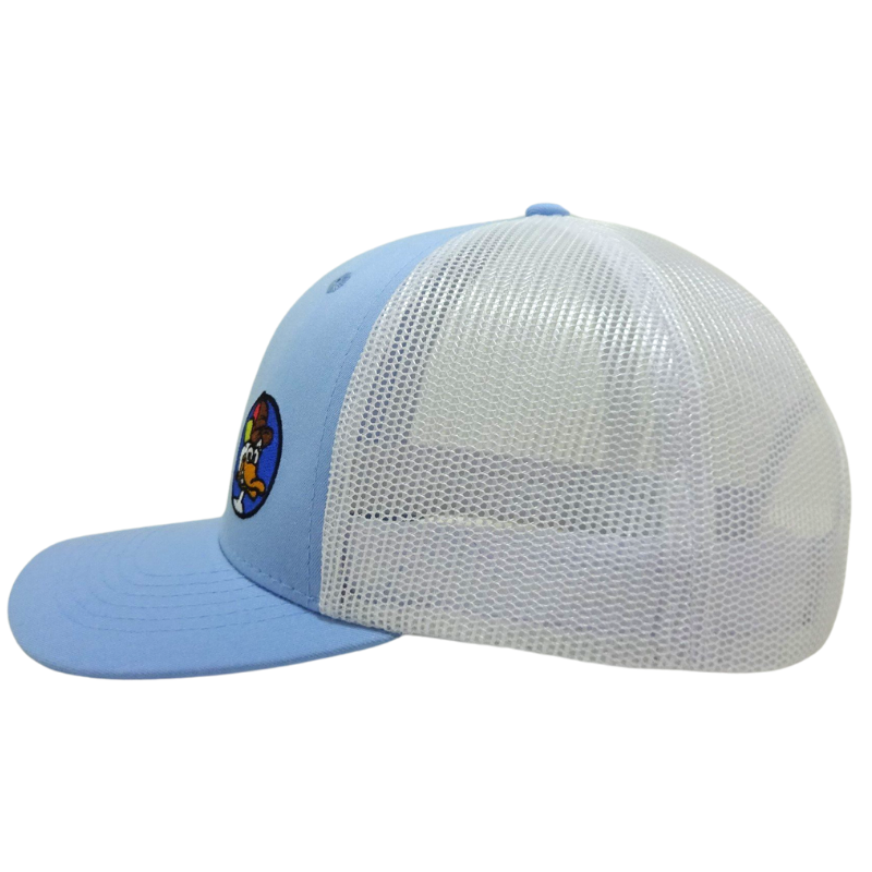 Streetwear Style Custom Logo Trucker Hats Breathable Embroidered Front Panel Curved Brim Adjustable Cap Vietnam OEM Factory 4