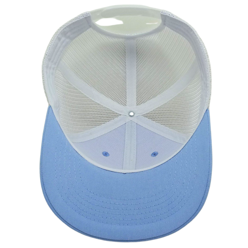 Streetwear Style Custom Logo Trucker Hats Breathable Embroidered Front Panel Curved Brim Adjustable Cap Vietnam OEM Factory 5