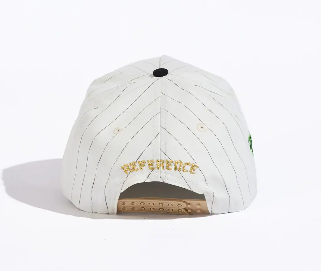 Striped-Pattern Wholesale Products Custom Logo 5 Panels Curved Brim High Quality Medium Profile Cotton Dad Hat Baseball Cap 6