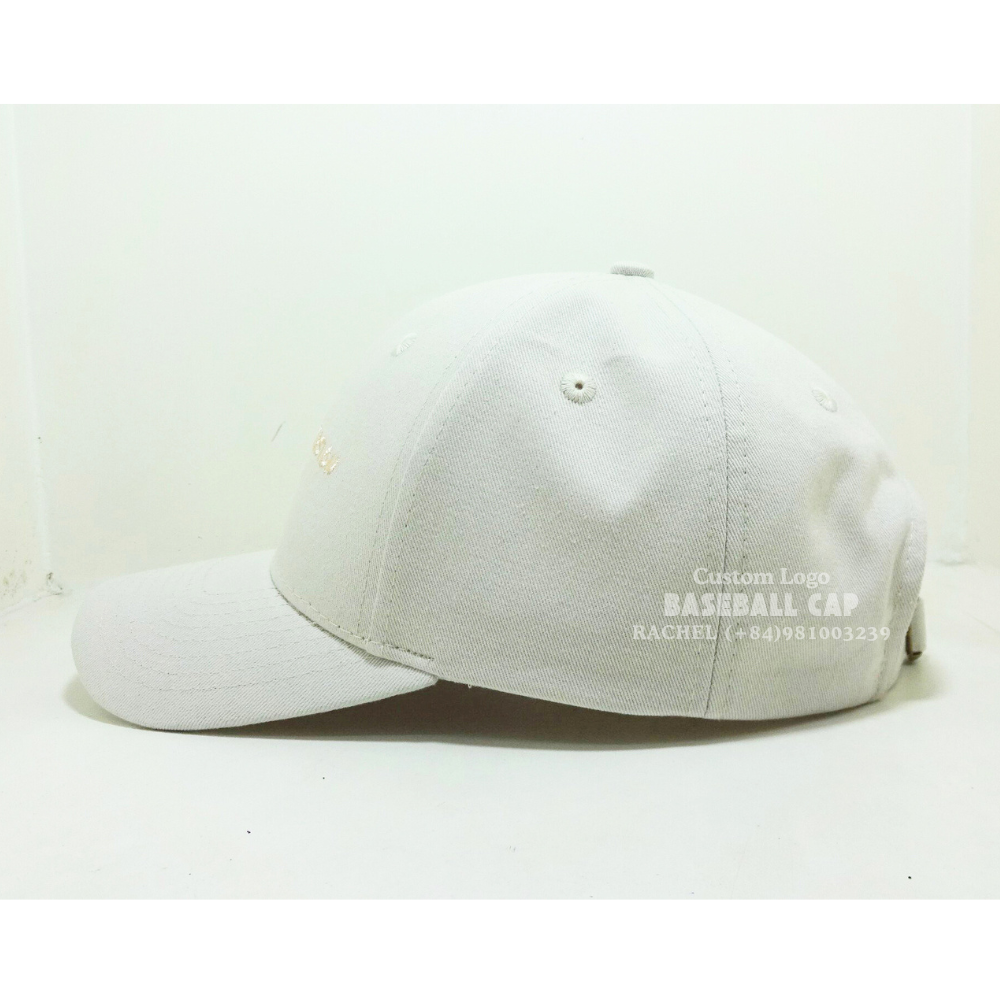Structured Baseball Caps 6 Panels Curved Brim Slide Metal Buckle Closure Curved Brim Solid Color European Styles Cycling Vietnam 3