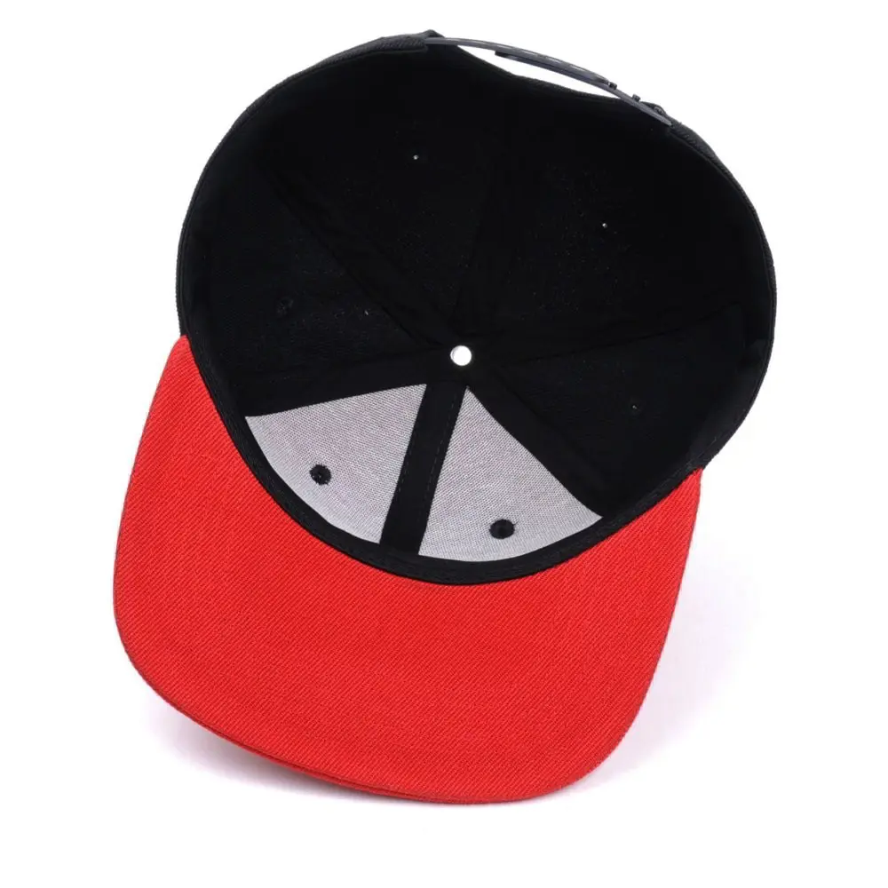Structured Flat Brim Sports Cap Wholesale Products Snapback Cap Custom Logo 3D Embroidery 6-Panel High Quality Snapback Cap 4